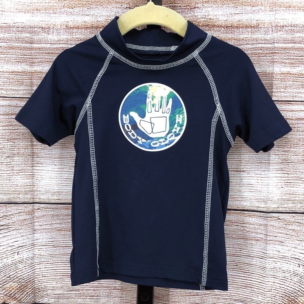 Body Glove Navy Blue Short Sleeve Rash Guard size 4T